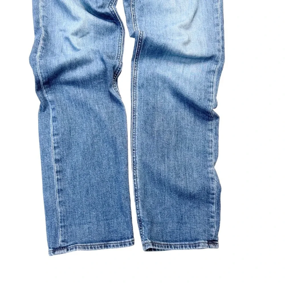 Banana Republic Straight Fit Jeans Mens 32x32 Medium Wash Blue Stretch Denim
